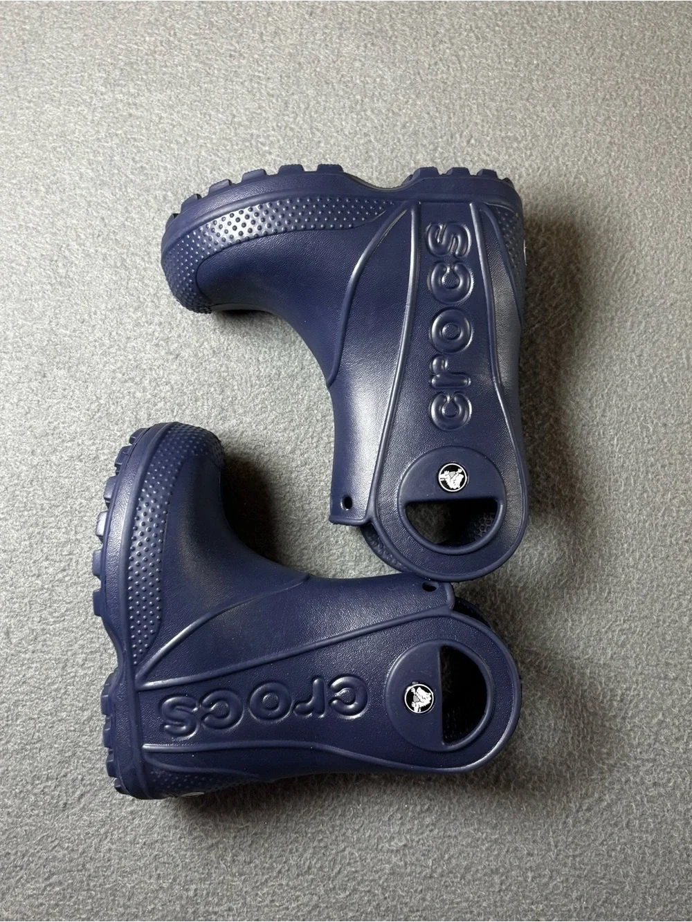 Crocs Kids Blue Handle it Rain Boots US Toddler’s Size C6 Slip-On Toddler 6